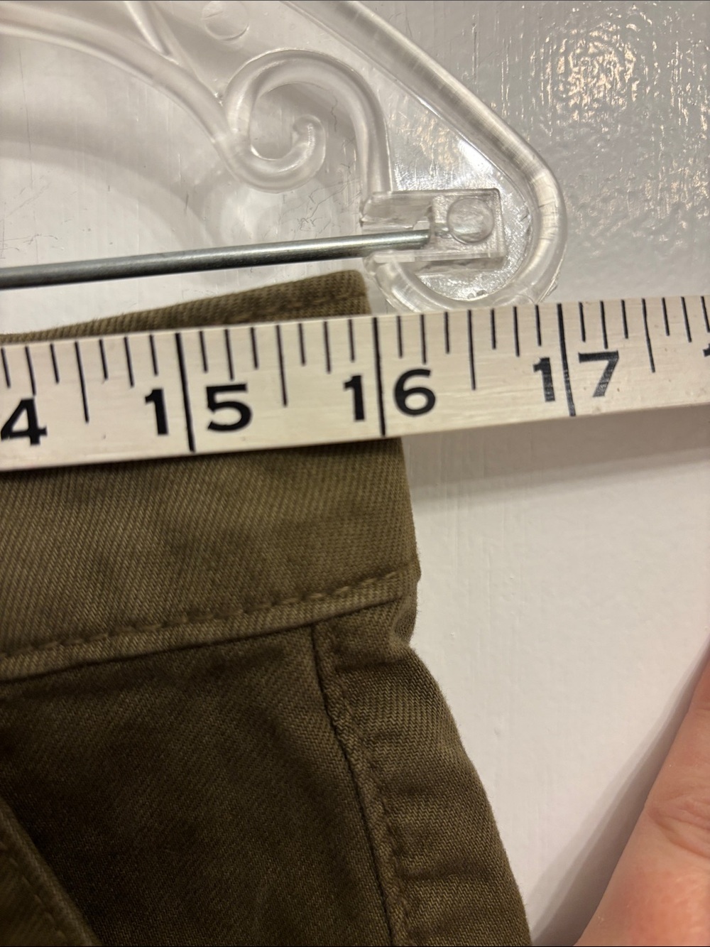 💐2 for $25 Straight-Leg Utility Jeans in Olive Green - Picture 5 of 7